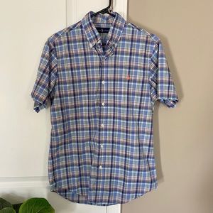 Men’s short sleeve Ralph Lauren button-down shirt